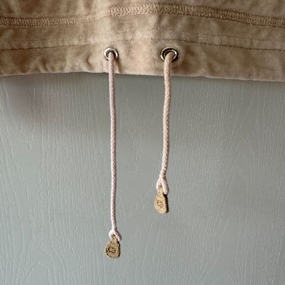 Escada Womens Velour Pullover‎ Cotton Blend Knit Sweater Hoodie Sz 34 Small - Picture 4 of 11